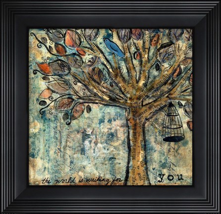 Framed World Is Waiting For You Print