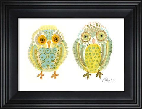 Framed Baby Birds Print