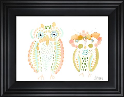 Framed Birds of a Feather Print