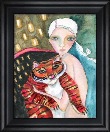 Framed Bad Kitty Print