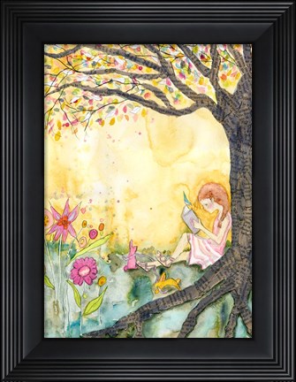 Framed Book Nook Print