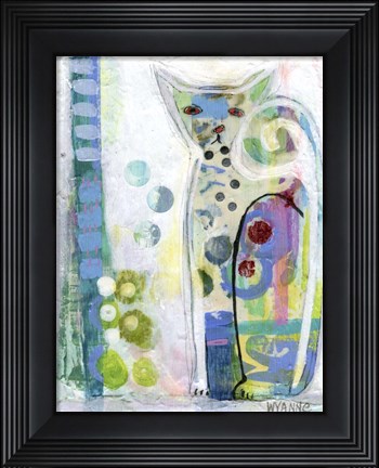 Framed Calico Cat Print