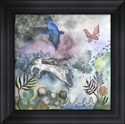 Framed Home Before Dark Print