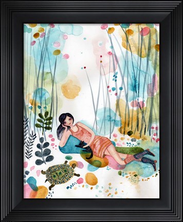 Framed Me Time Print
