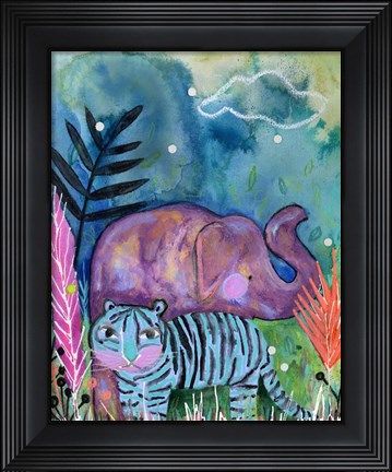 Framed Might Rain Print