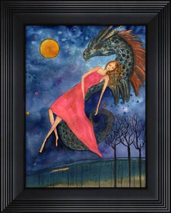 Framed Swept Away By The Beast Print