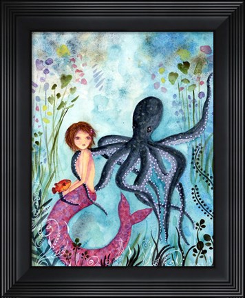Framed Three&#39;s A Crowd Print