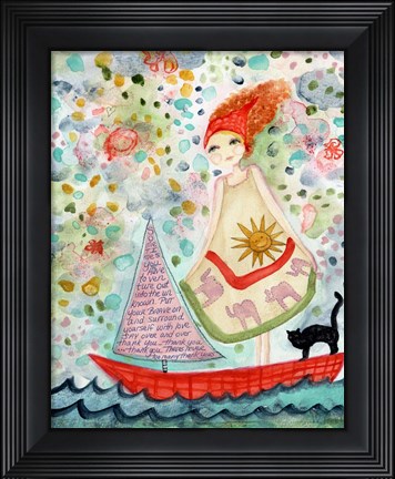Framed Uncharted Territory Print