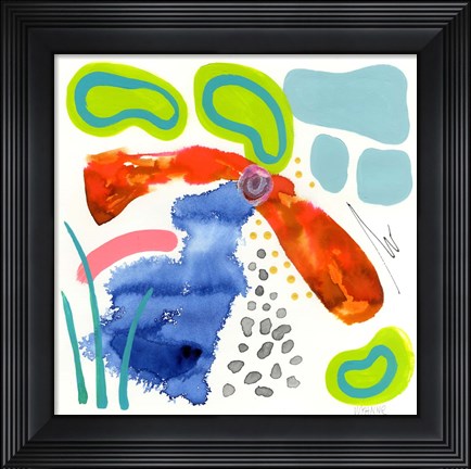 Framed Koi Pond Print