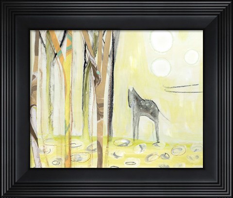 Framed Meandering Print