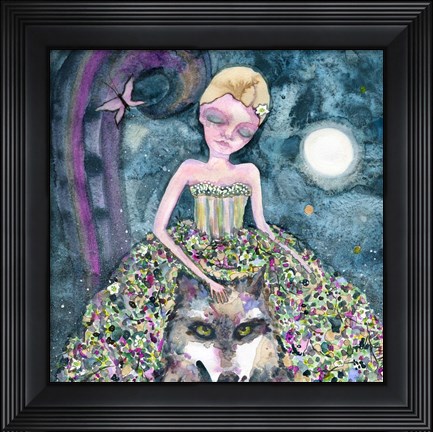 Framed Rest Now Print