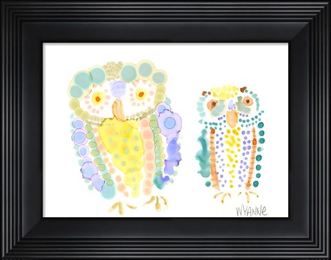 Framed Ruffled Feathers Print