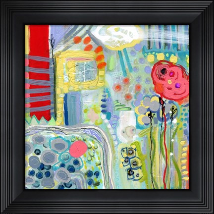 Framed House on the Hill Print