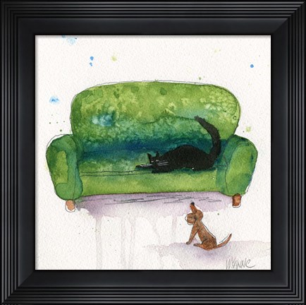 Framed Waiting Game Print