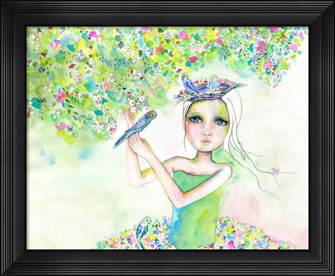 Framed Never Silence the Songbird Print