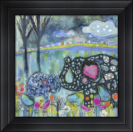 Framed No Cloudy Days With You Print