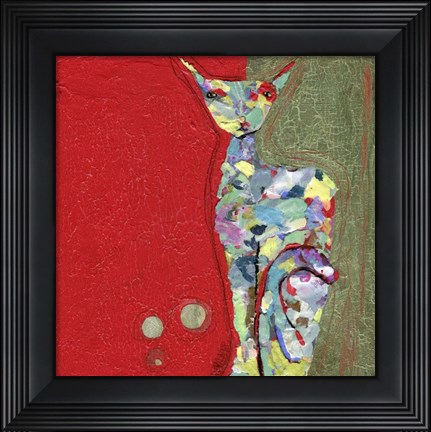 Framed Three Cent Attitude Print