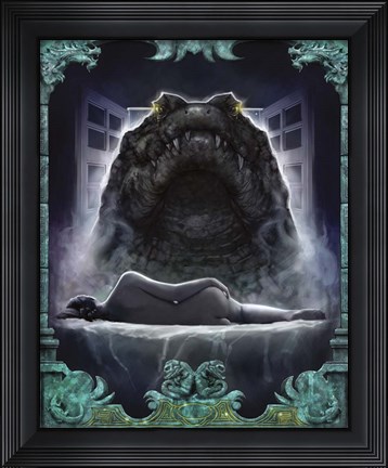 Framed Crocodile Print