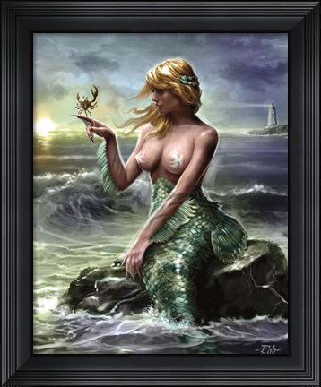 Framed Mermaid Print