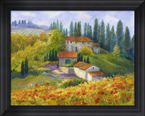 Framed Tuscan Sunlight Print