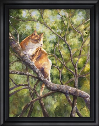 Framed Tiger Print