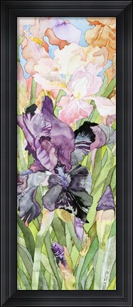 Framed Black Iris Print