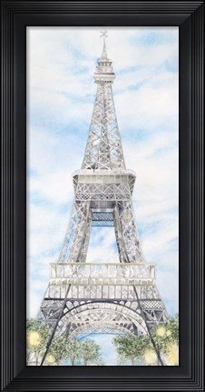 Framed Eiffel Tower Print