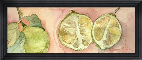 Framed Limes In Sicily Print