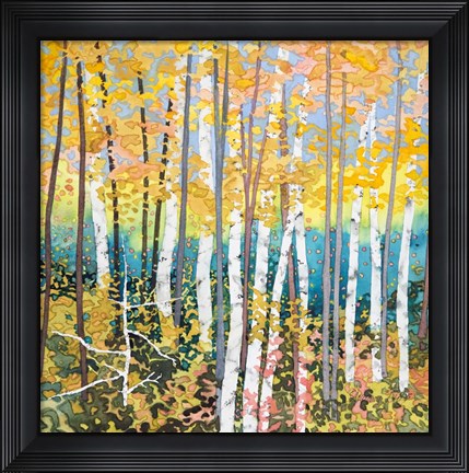 Framed Mystery Of Trees V Print