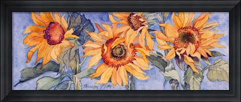 Framed Sunflowers VI Print