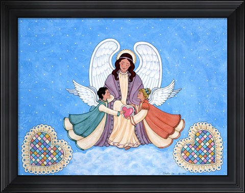 Framed Angel of Love Print