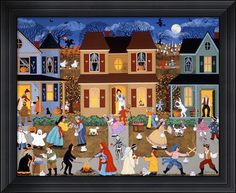 Framed Trick Or Treat 2 Print