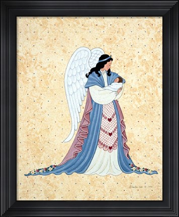 Framed Guardian Angel Print