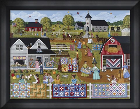 Framed Annual Quilt Sale Print