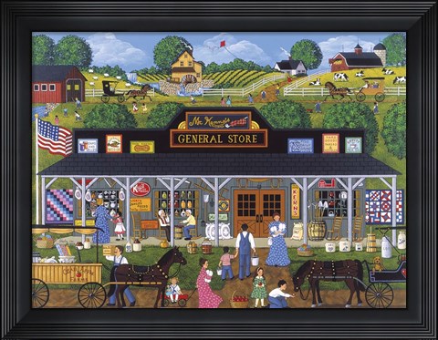 Framed McKenna&#39;s General Store Print