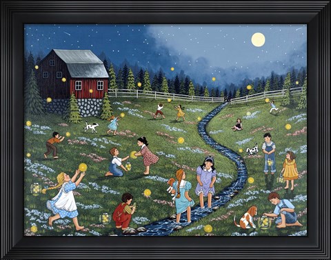 Framed Chasing Moonbeams Print
