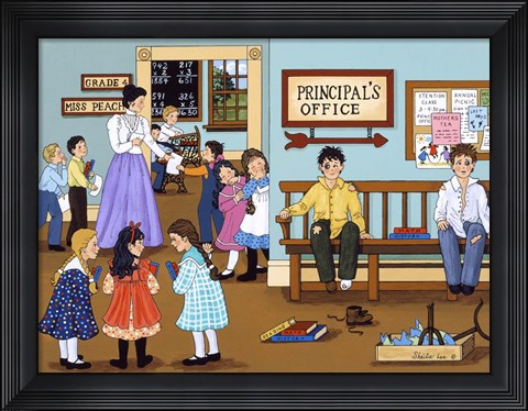 Framed Principal&#39;s Office Print