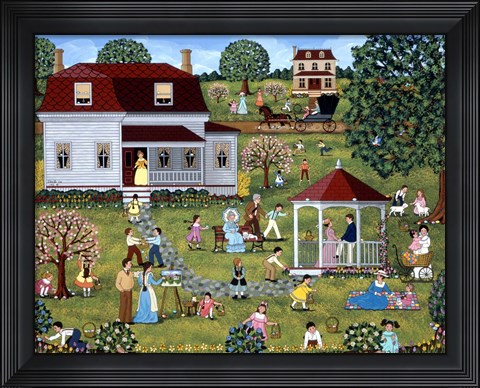 Framed Easter Egg Hunt Print