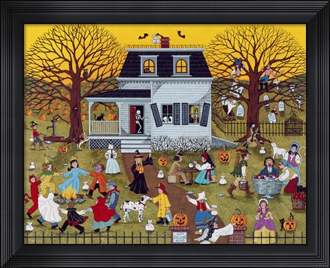 Framed Mischief on Gallows Road Print