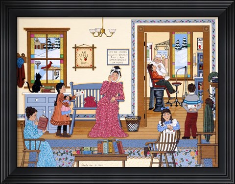 Framed Good News and Bad News Print