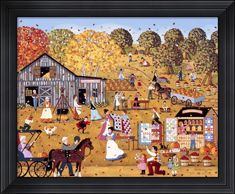 Framed October Gave A Party Print