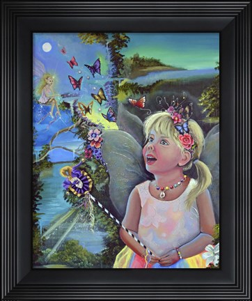 Framed If I were a Butterfly Print