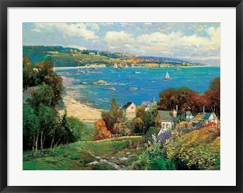 Framed Across the Bay Print