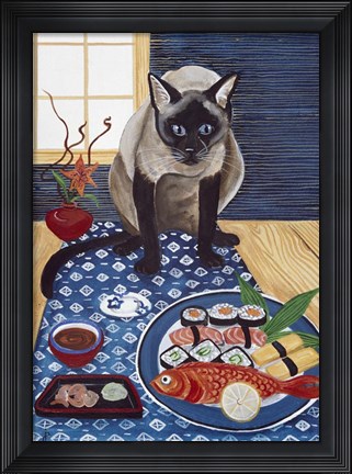 Framed Sushi Lover Print