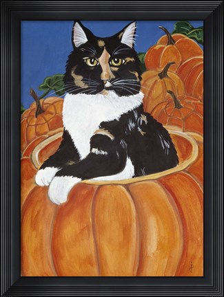 Framed Matisse In A Pumpkin Print