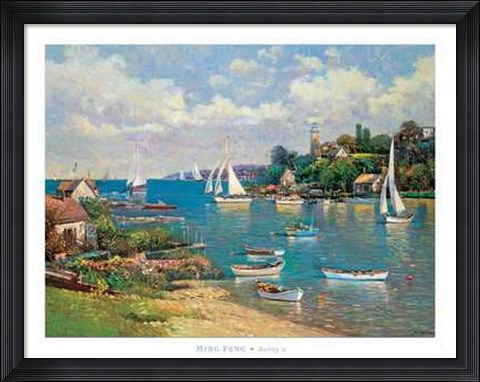 Framed Sailing in Print
