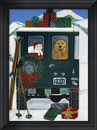 Framed Off To Grandmas Print