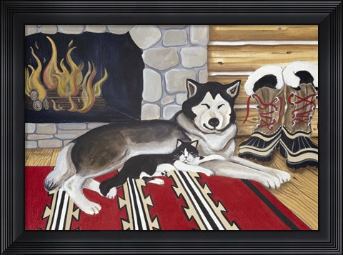Framed Best Of Friends Print