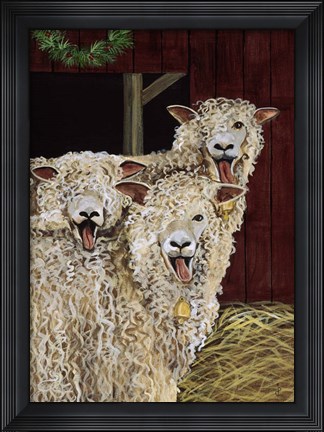 Framed Baa! Print