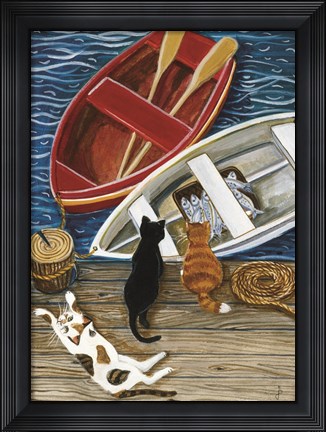 Framed Days Catch Print